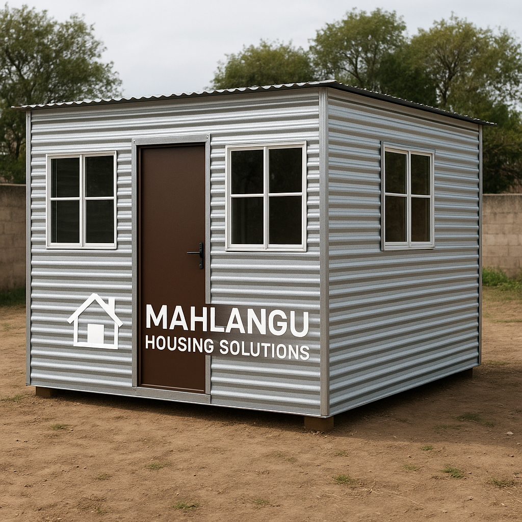 Two-room modular cottage with a small stoep